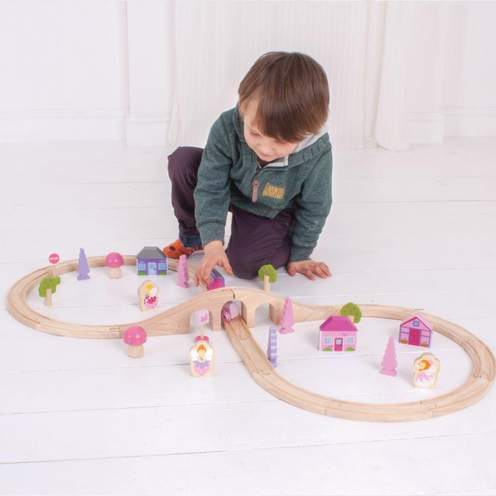 Trenuletul zanelor, BIGJIGS Toys, 2-3 ani + [10]
