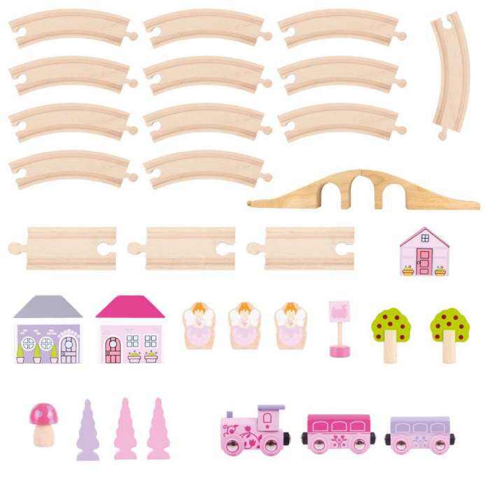 Trenuletul zanelor, BIGJIGS Toys, 2-3 ani + [4]
