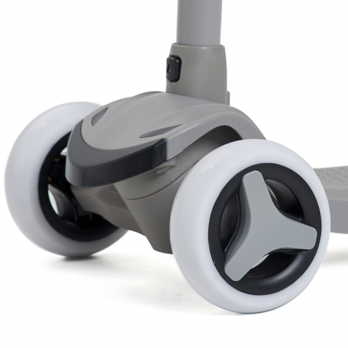 Trotineta cu 3 roti copii BlackWheels BLINK Gri, cu inaltime reglabila [4]