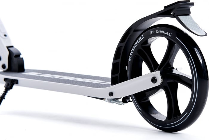 Trotineta copii si adulti BlackWheels ORIO Alb, cu inaltime reglabila, roata diametru 200 mm [16]