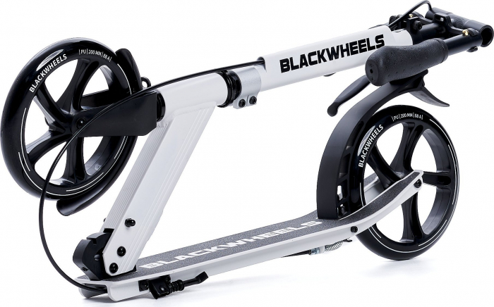 Trotineta copii si adulti BlackWheels ORIO Alb, cu inaltime reglabila, roata diametru 200 mm [4]