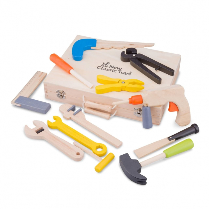Trusa de scule 12 piese, New Classic Toys, 2-3 ani + [3]