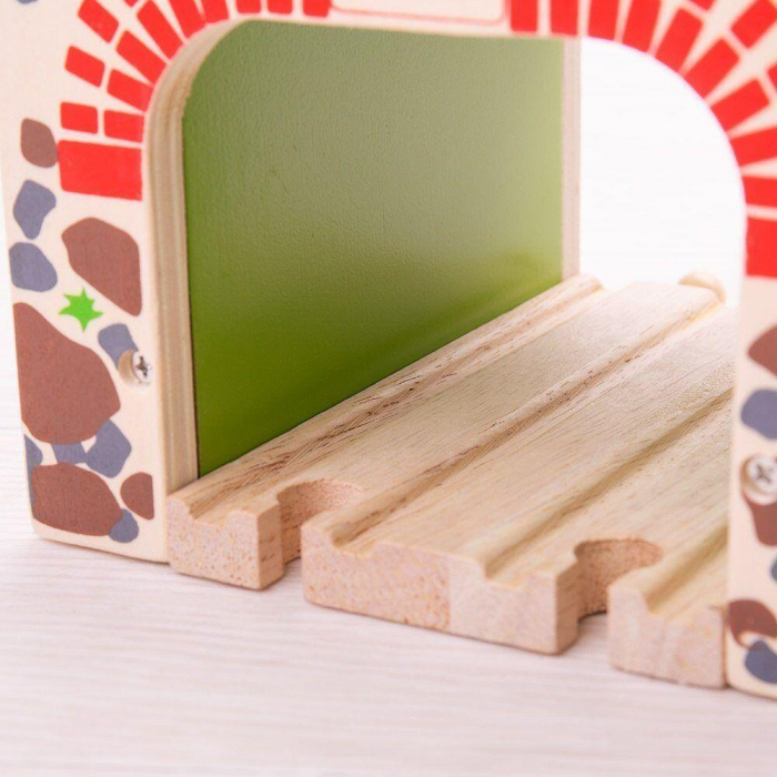 Tunel dublu, BIGJIGS Toys, 2-3 ani + [4]