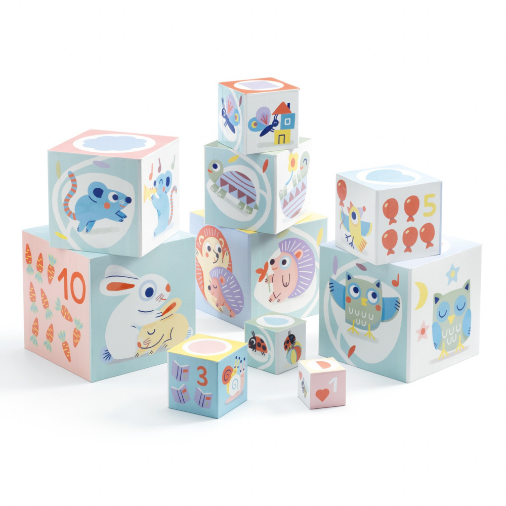 Turn de construit Djeco BabyBloki, 1-2 ani + [4]