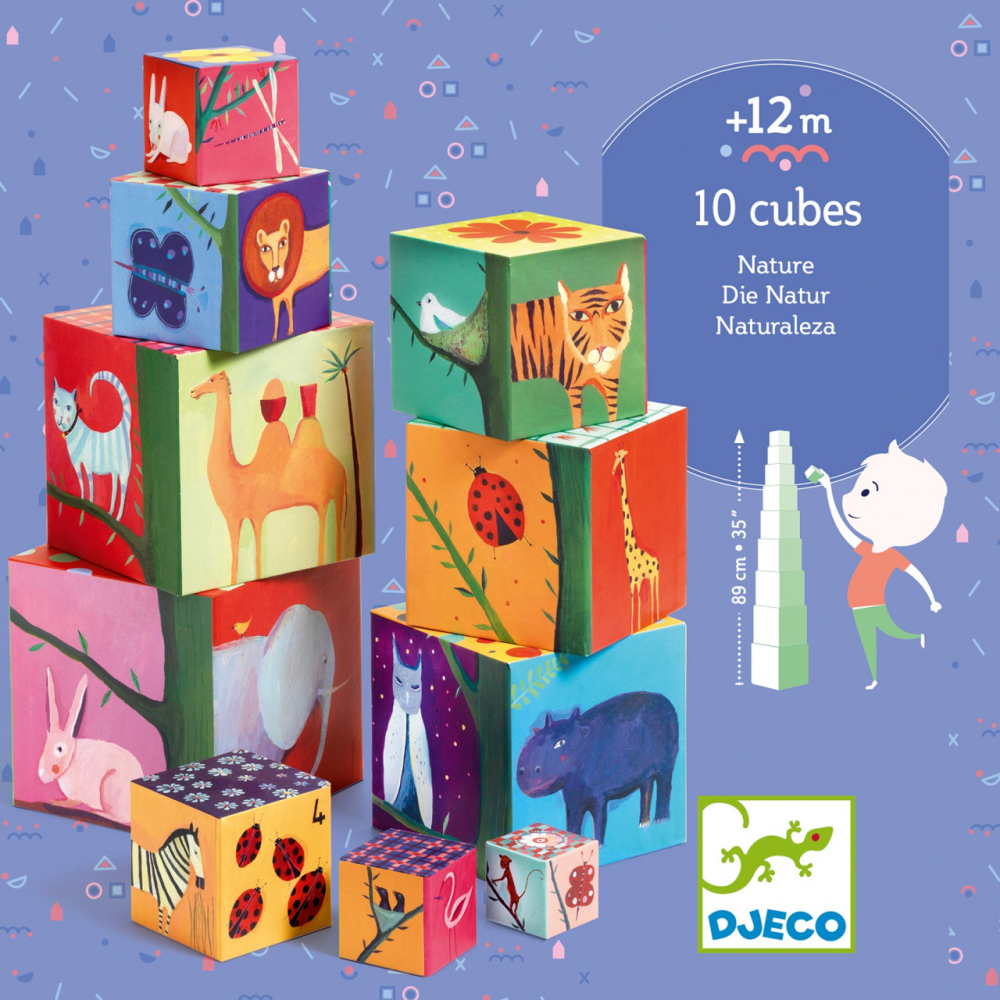 Turn de construit Djeco Natura, 1-2 ani + [4]