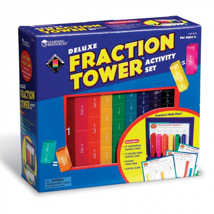 Turnul fractiilor - set activitati, Learning Resources, 6-7 ani + [3]