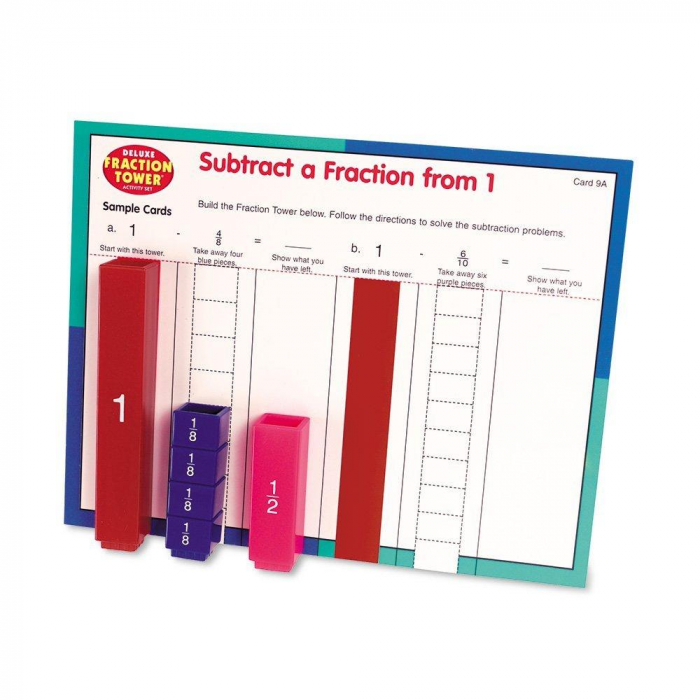 Turnul fractiilor - set activitati, Learning Resources, 6-7 ani + [5]