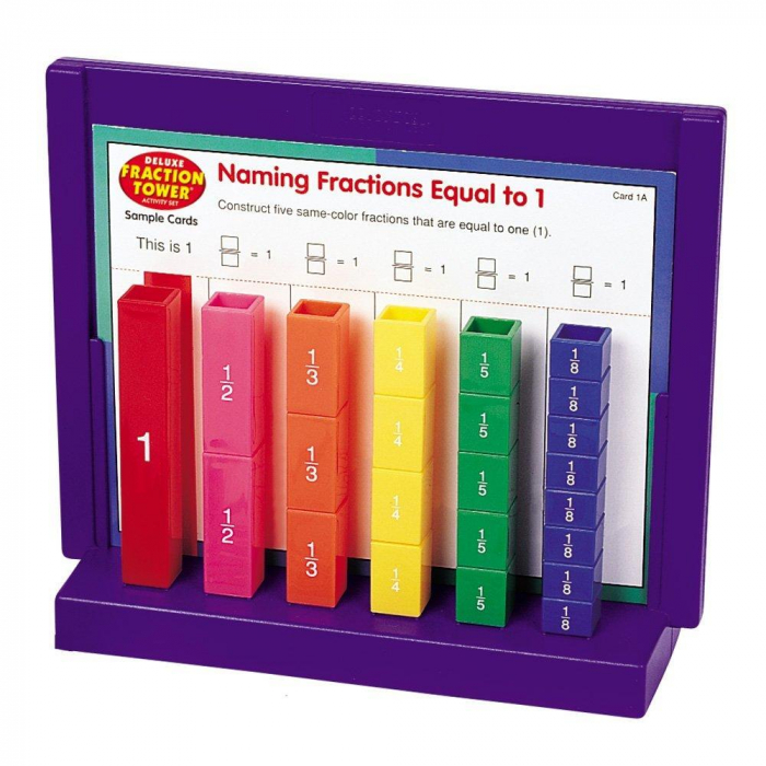 Turnul fractiilor - set activitati, Learning Resources, 6-7 ani + [4]