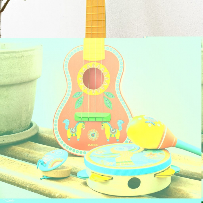 Ukulele (chitara cu 4 corzi) Djeco, 2-3 ani + [5]