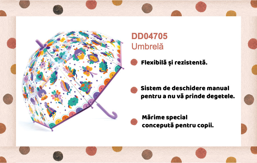 Umbrela colorata Djeco Curcubeu [2]