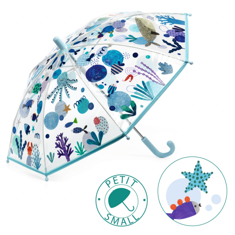 Umbrela pentru copii motive marine, Djeco, 2-3 ani + [2]