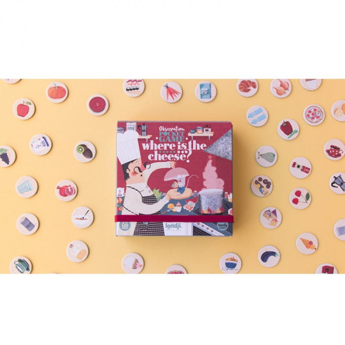 Unde e cascavalul, joc de observatie varianta de buzunar Londji, 3 ani+ [2]