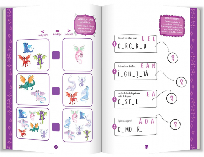 Unicorni si dragoni, Editura Gama, 4-5 ani + [3]