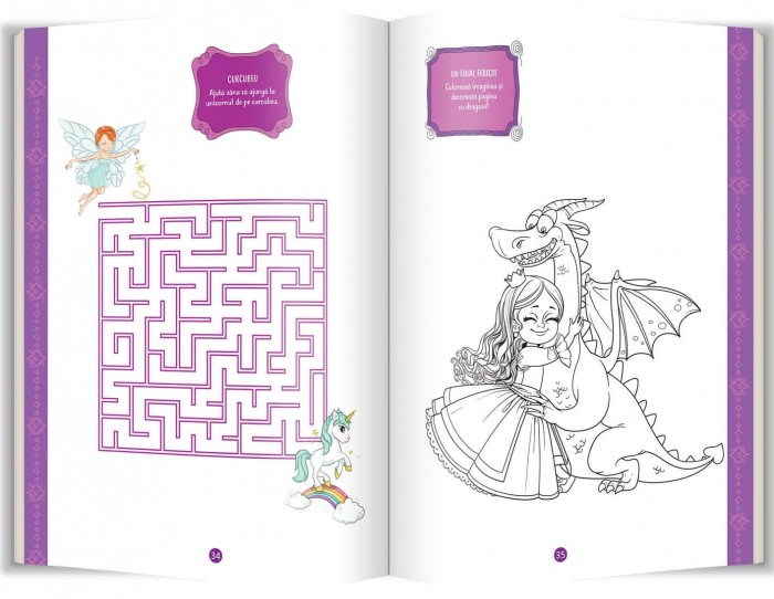Unicorni si dragoni, Editura Gama, 4-5 ani + [2]