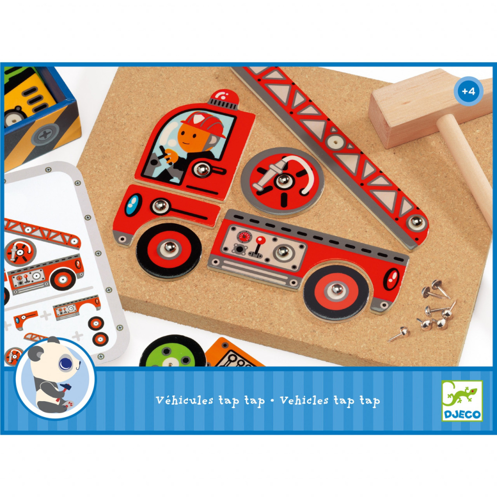 Vehicule de asamblat Tap Tap Djeco, 2-3 ani + [4]