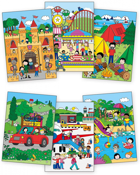 Water Magic: Carte de colorat In vacanta, Galt, 2-3 ani + [2]