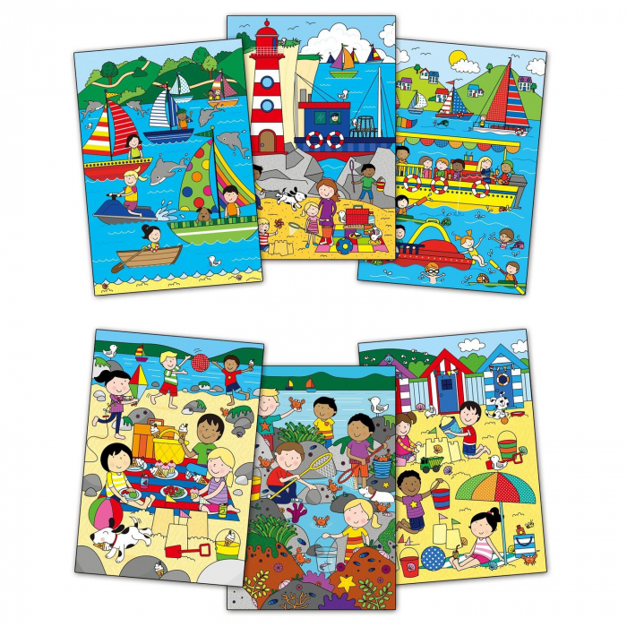 Water Magic:Carte de colorat La mare, Galt, 2-3 ani + [3]
