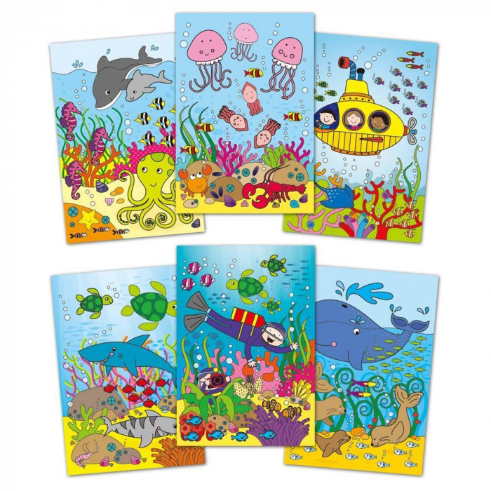 Water Magic: Carte de colorat Lumea acvatica, Galt, 2-3 ani + [3]