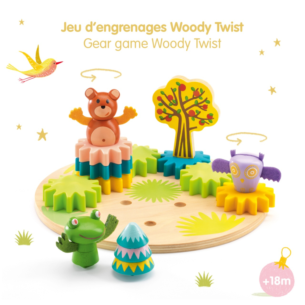 Woodytwist Djeco, 1-2 ani + [4]