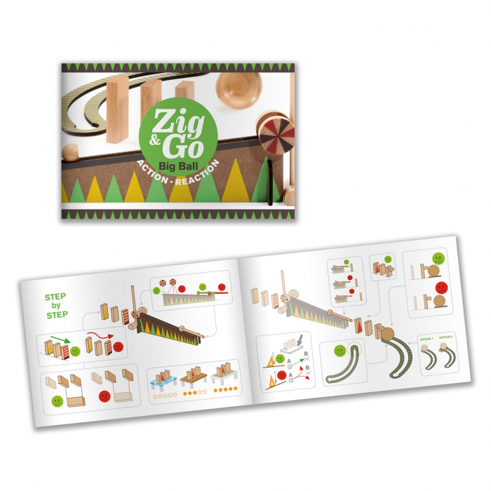 Zig and Go Djeco, set de constructie cu 27 piese, Bila cea mai mare [4]