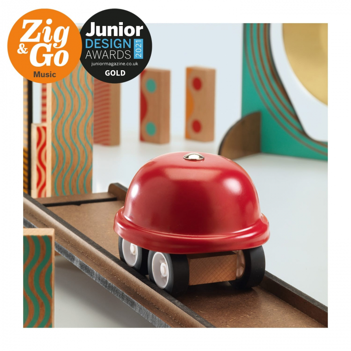 Zig and Go Djeco, set de constructie trasee, Muzica, 8-9 ani + [4]