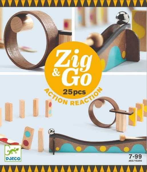 Zig & Go Djeco, set de constructie trasee, 25 piese, +7 ani [2]