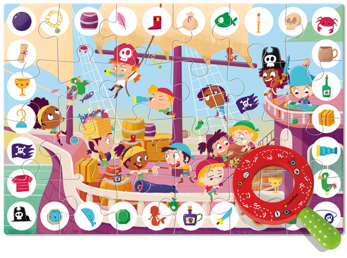 Zoom Puzzle - Pirati, Ludattica, 3 ani+ [3]