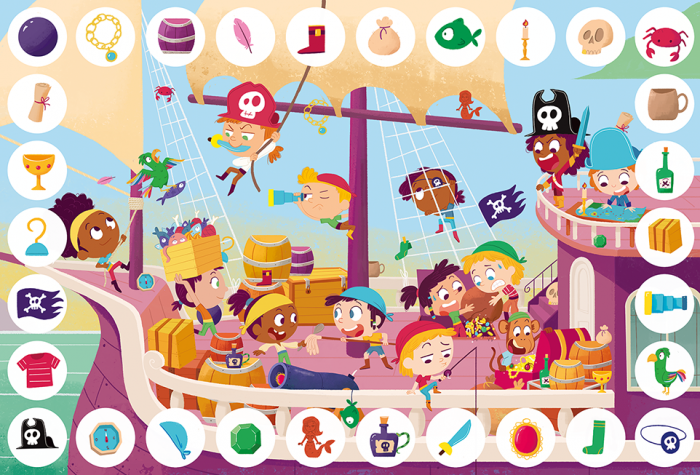Zoom Puzzle - Pirati, Ludattica, 3 ani+ [4]