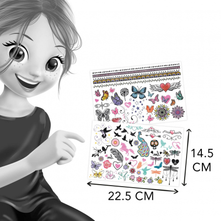 75 Tatuaje - fete, BUKI France, 8-9 ani + [7]