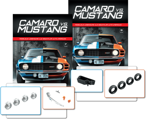 Colectia Camaro vs Mustang - Abonament Camaro vs Mustang nr. 19-20 - Colectie Construibila 1:18
