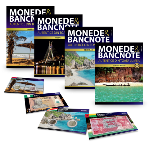 Monede si Bancnote Autentice din toata lumea - Abonament editiile 17-20 Monede si Bancnote Autentice din toata lumea