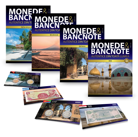 Jucarii copii 14+ ani - Abonament editiile 29-32 Monede si Bancnote Autentice din toata lumea