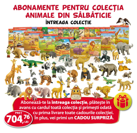 Figurine animale salbatice - Abonament intreaga Colectie Animale din salbaticie