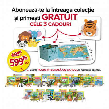 Animalele Planetei - Abonament intreaga Colectie Animalele Planetei editiile 1- 25,  25 editii, RBA, +18 luni