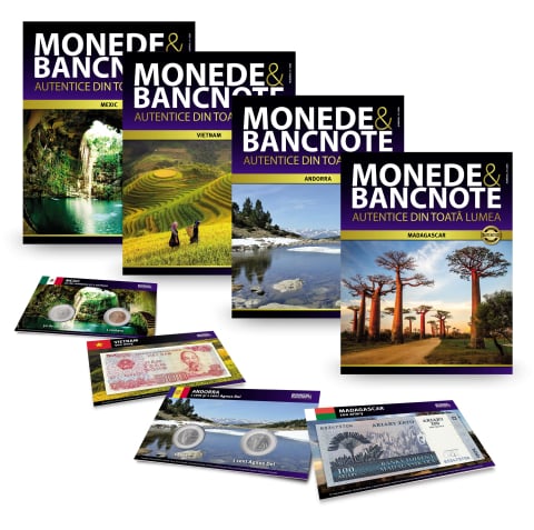 Monede si Bancnote Autentice din toata lumea - Abonament Monede si Bancnote Autentice din toata lumea nr. 13 - 16