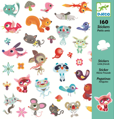 Vârsta - Abtibilduri Djeco Animalute, 2-3 ani +
