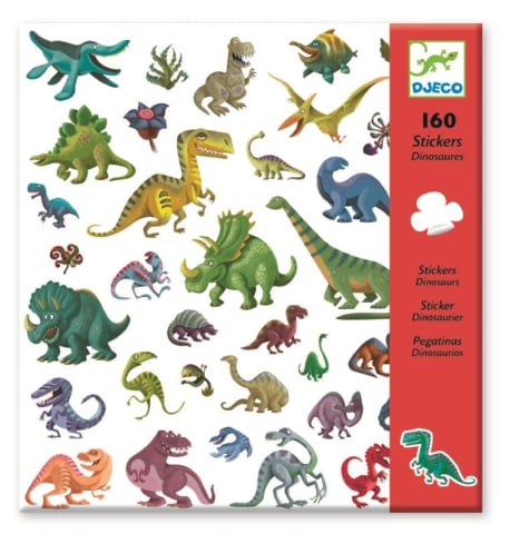 Jocuri de indemanare - Abtibilduri Djeco Dinozauri, 2-3 ani +