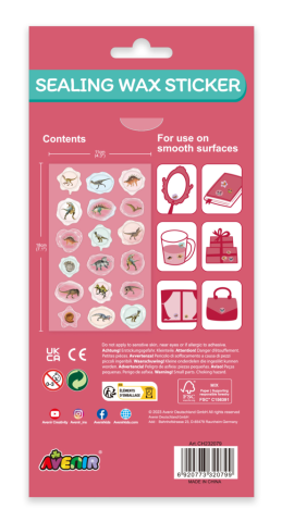 Abtibilduri imitatie sigiliu - Dinozauri, colectia Creatii Naturale [1]