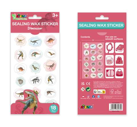 Abtibilduri imitatie sigiliu - Dinozauri, colectia Creatii Naturale [2]