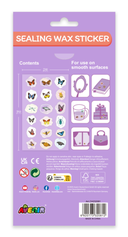 Abtibilduri imitatie sigiliu - Insecte, colectia Creatii Naturale [4]