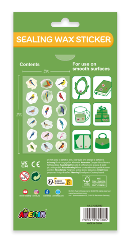 Abtibilduri imitatie sigiliu - Pasari, colectia Creatii Naturale [4]