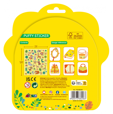 Abtibilduri pufoase 3D - Animale [2]