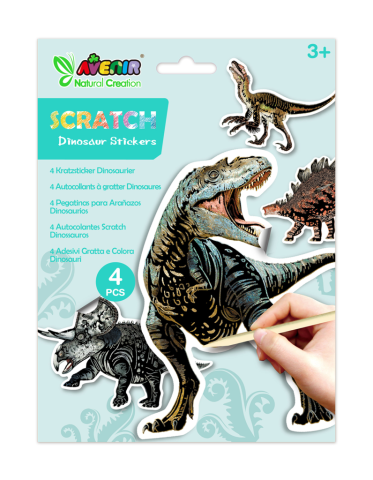 Jocuri creative - Abtibilduri razuibile - Dinozauri, colectia Creatii Naturale