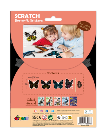 Abtibilduri razuibile - Fluturi, colectia Creatii Naturale [2]