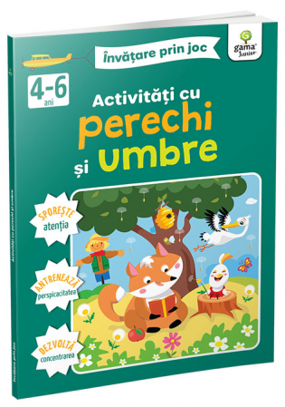 Carti educative - Activități cu perechi și umbre 4-6 ani