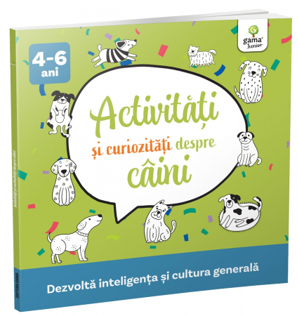 Carti educative - Activități și curiozități despre câini