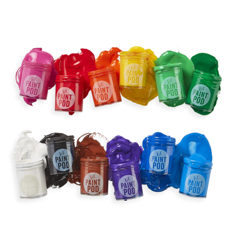 Acuarele lavabile Lil  Paint, 12 culori si pensula inclusa [3]