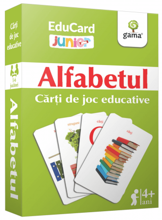 Jucarii educative 2 - 3 ani - Alfabetul, Editura Gama, Carti de Joc Educative, 2-3 ani +