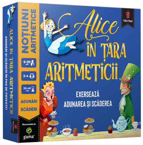 Jucarii copii 10-11 ani - Alice in tara aritmeticii 2025