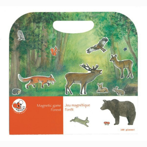 Animale din padure, set magnetic Egmont toys, + 3 ani [3]